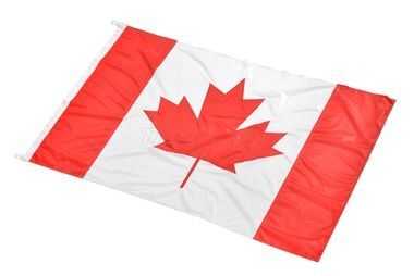 Kanada-Fahne wertvoll handgenäht