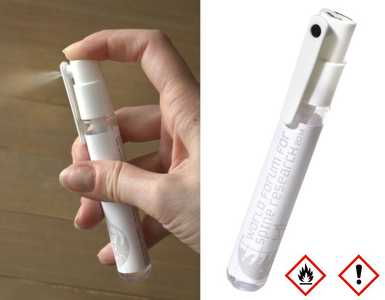 Desinfektionsspray-Sanistick mit Clip