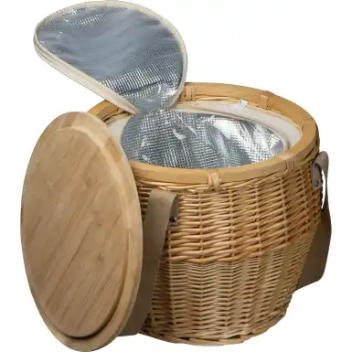 Picknickkorb aus Rattan
