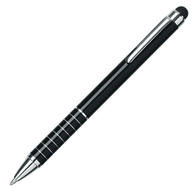 Kugelschreiber Touch-Pen black/silver