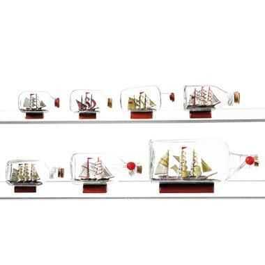 Flaschenpost Schiffsmodelle