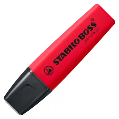 Textmarker Stabilo Boss rot