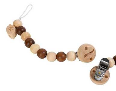 Schnullerkette aus Holz