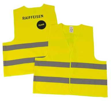 Sicherheitsweste aus recyceltem PET