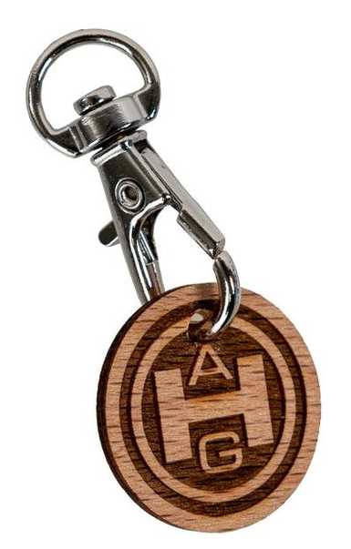 Einkaufswagenchip Buchenholz