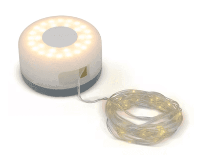 Einziehbare Lichterkette