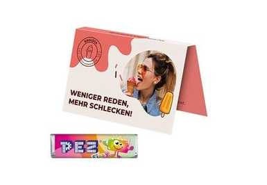 PEZ Werbekarte
