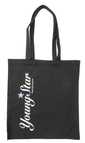 Schwarze Baumwolltasche
