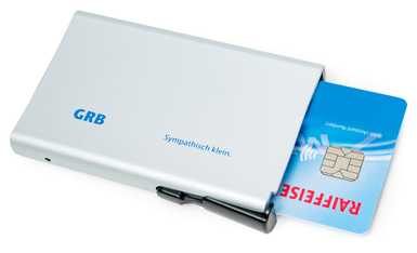 RFID Kartenhalter Aluminium 