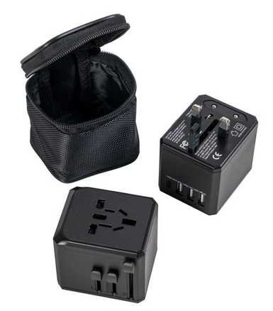 Travel Adapter Typ 3 USB + USB-C
