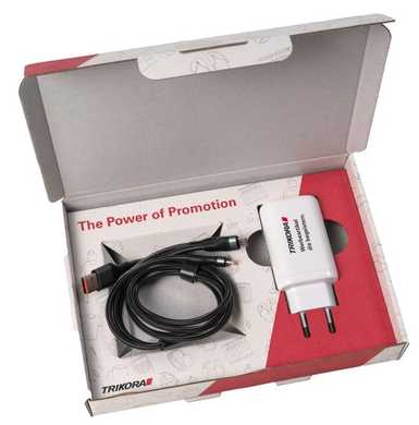 Ladekabel und Stecker als Geschenkset 