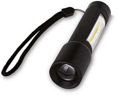 Kompakte Taschenlampe mit COB Seitenlicht