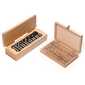 Dominospiel Holzbox mit Werbedruck