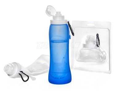 Silikon Falt- Wasserflaschen mit Ihrem Aufdruck