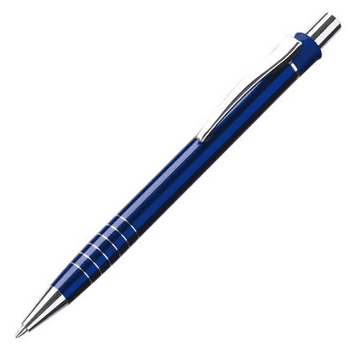 Kugelschreiber Metall mit 6 Zierringen