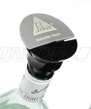 Flaschen-Weinflaschenverschluss silber-schwarz