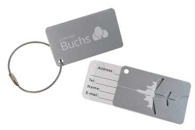 Kofferanhänger mit Flugzeugmotiv