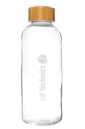 Glasflasche mit Bambusdeckel