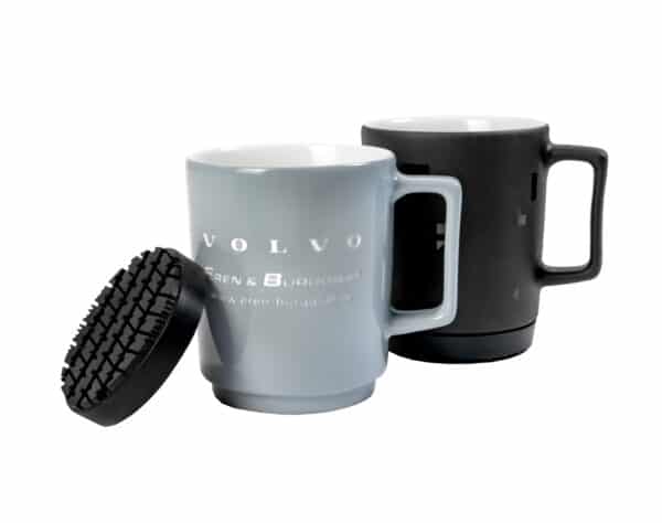 Designer Kaffeetassen mit Soft-Pad Trikora