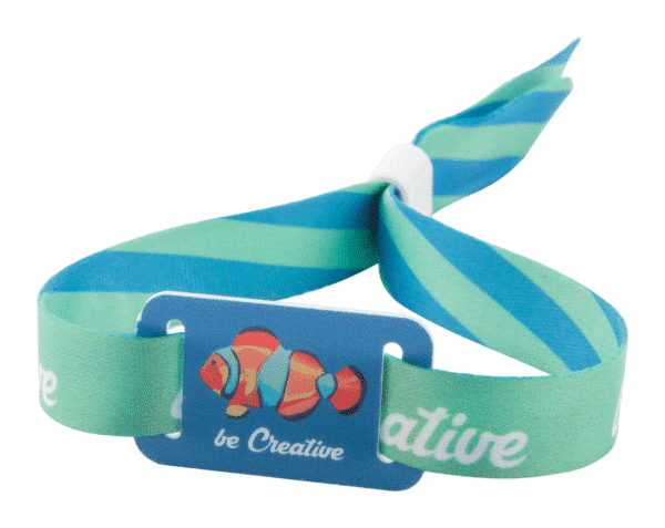 Festival Armband mit Kunststoff-Plättchen Trikora