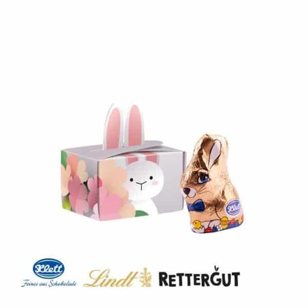 Geschenkbox mit Mini Hasenohren Trikora