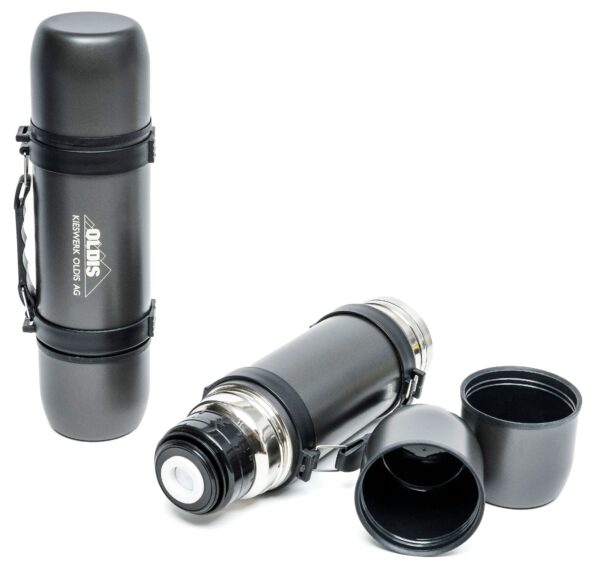 Isolierflasche mit zwei Bechern Trikora