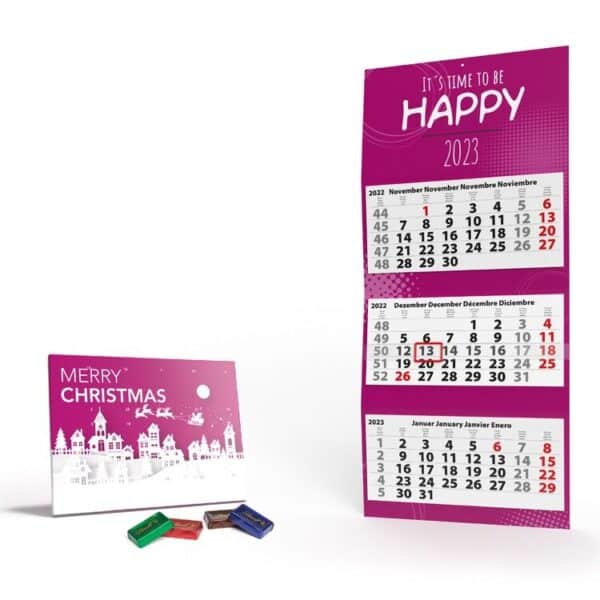 Jahreskalender mit Adventskalender Trikora