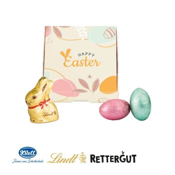 Klappbox mit Osterhase und Ostereier Trikora