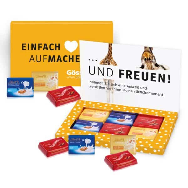 Lindt Exclusiv Schokotäfelchen Trikora