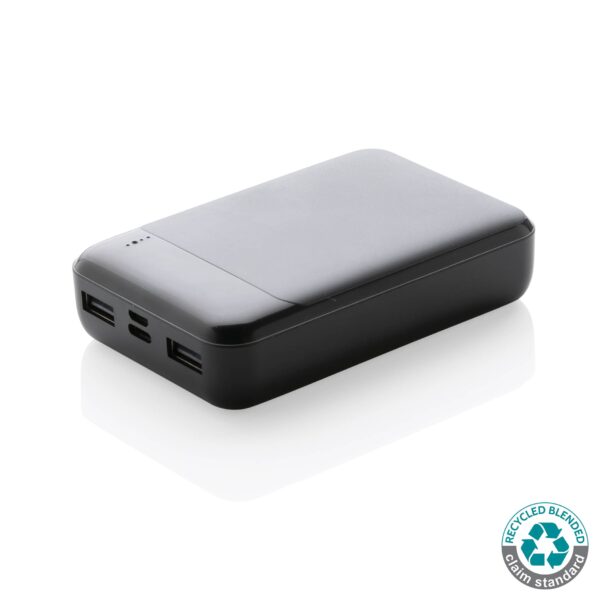 Powerbank aus recyceltem Kunststoff Trikora