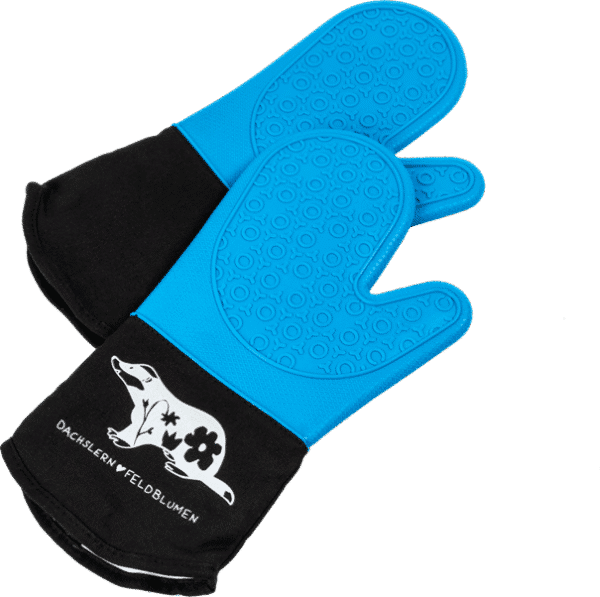 Silikon Backhandschuh mit Aufdruck Trikora