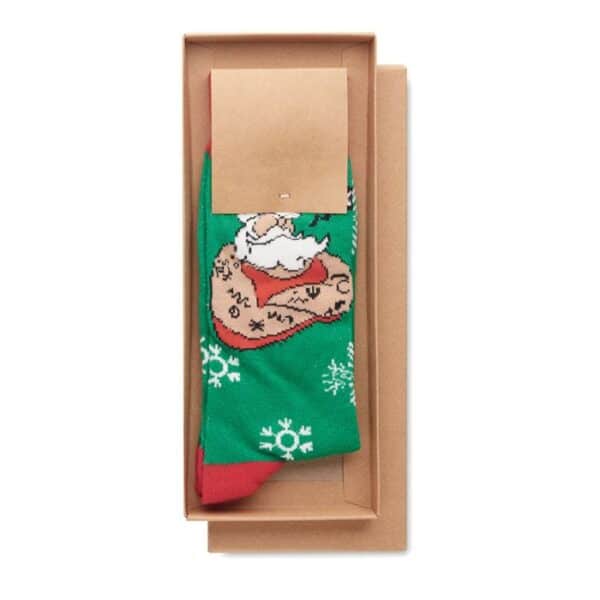 Socken mit weihnachtlichem Muster Trikora