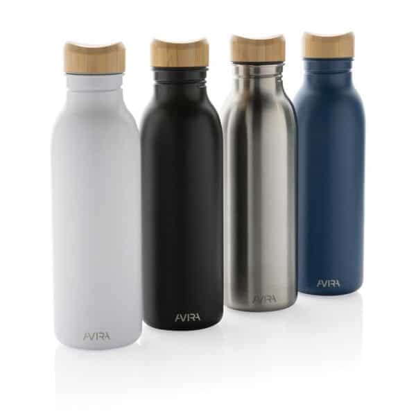 Wasserflasche aus recyceltem Edelstahl Trikora