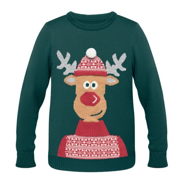 Weihnachtspullover mit Werbedruck Trikora
