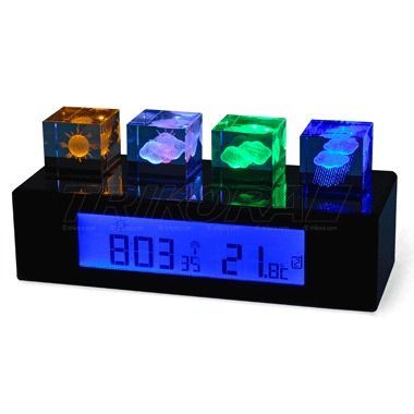 Wetterstation TRIKORA Crystal Grösse ca. 21.5x11x11.5cm Trikora