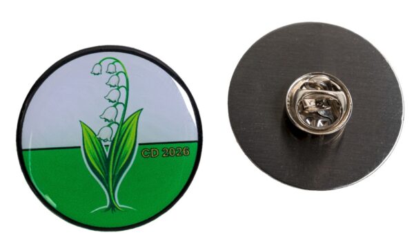 Metallpin mit Digitaldruck