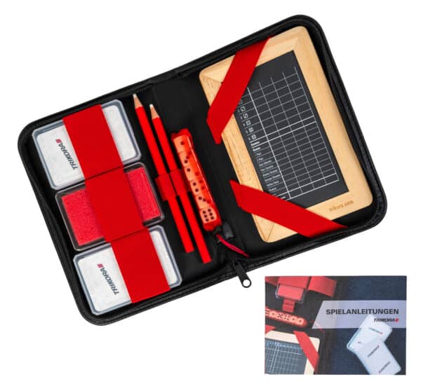 Spielset mit Jasskarten und Würfel