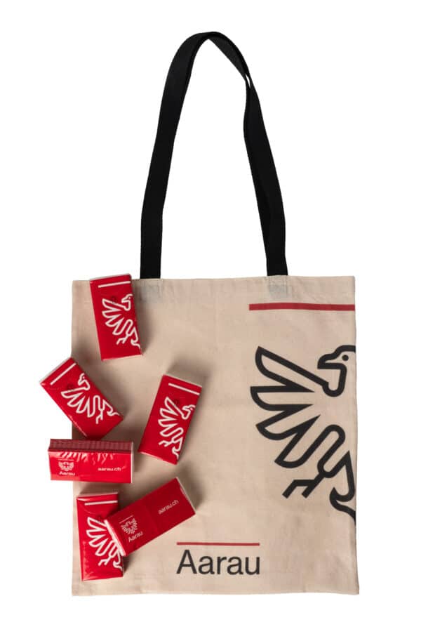 Set Taschentuch und Stofftasche