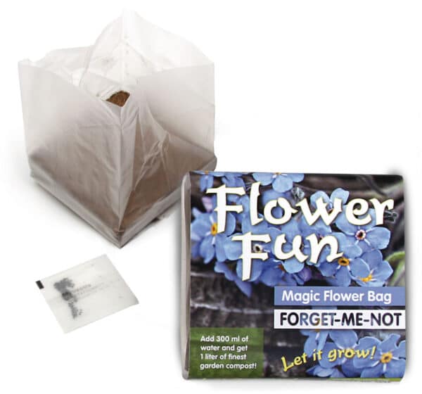 Pflanzbeutel mit Blumen und Kräuter